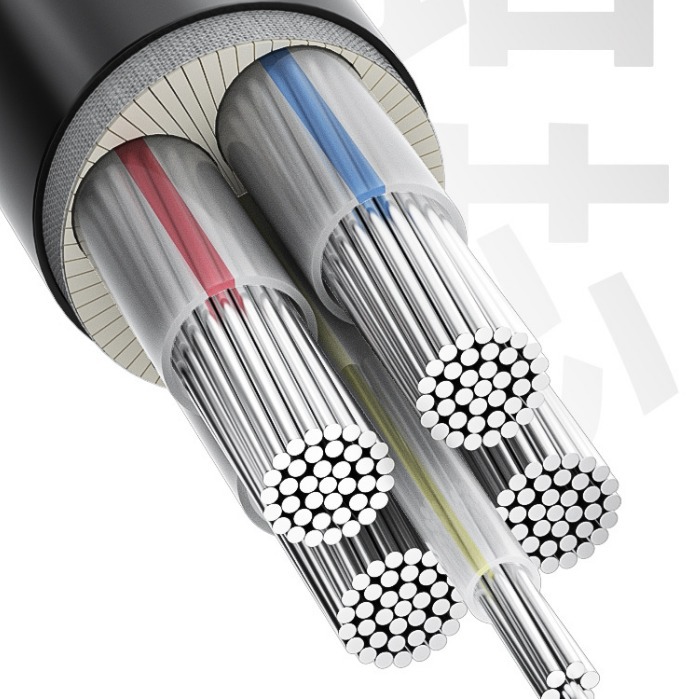 YJLV鋁電纜 國標質量鋁電纜 4*120+1*70平方鋁電纜線